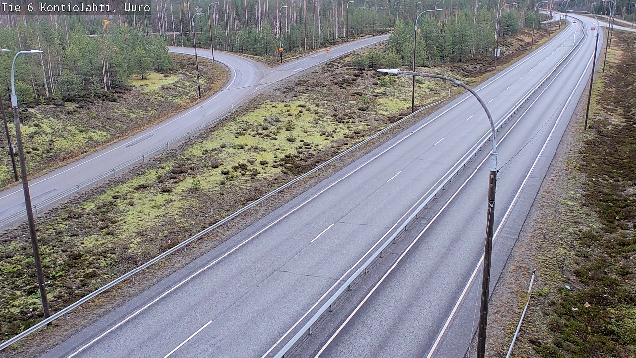 Kelikamerat Kuva Tie 6 Kontiolahti, Uuro, Kontiolahti, Pohjois-Karjala