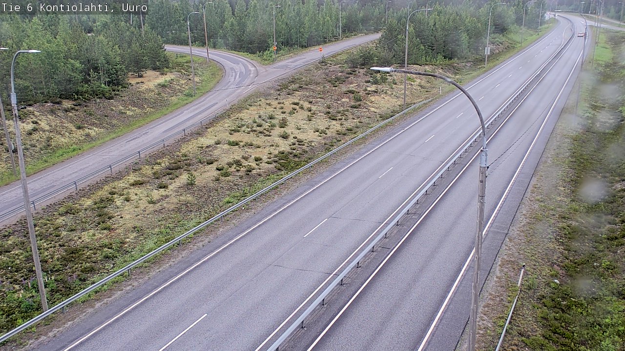 Kelikamerat Kuva Tie 6 Kontiolahti, Uuro, Kontiolahti, Pohjois-Karjala