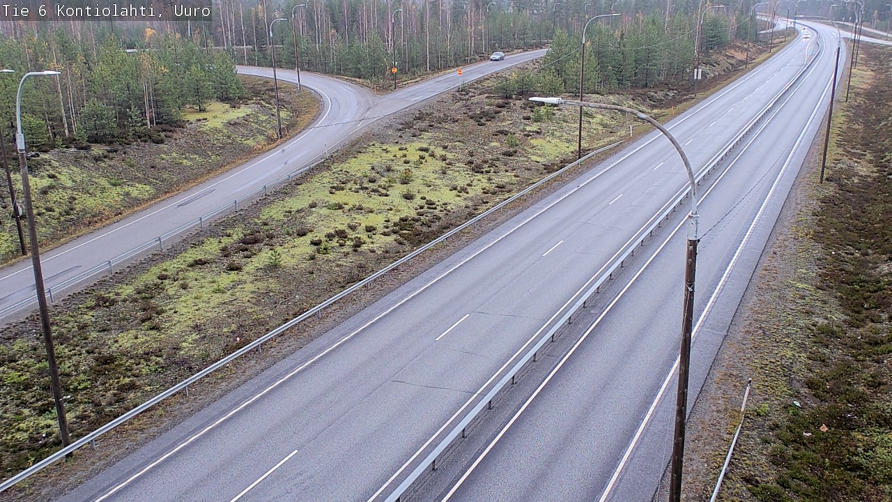 Kelikamerat Kuva Tie 6 Kontiolahti, Uuro, Kontiolahti, Pohjois-Karjala