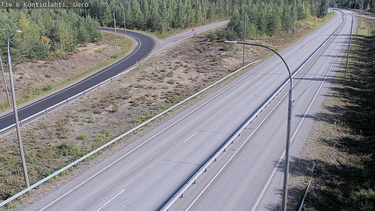 Weather Camera Image Road 6 Kontiolahti, Uuro, Kontiolahti, Pohjois-Karjala