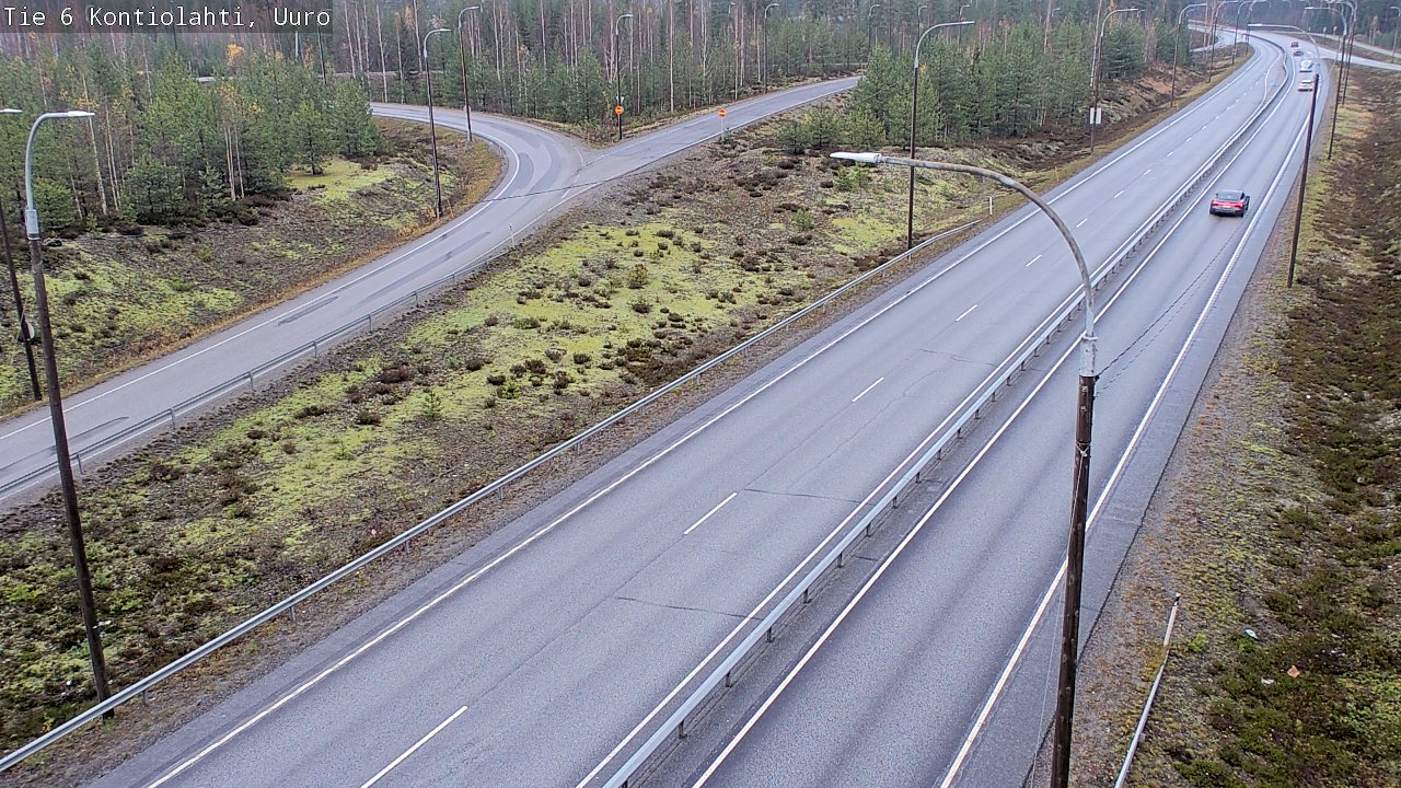 Kelikamerat Kuva Tie 6 Kontiolahti, Uuro, Kontiolahti, Pohjois-Karjala