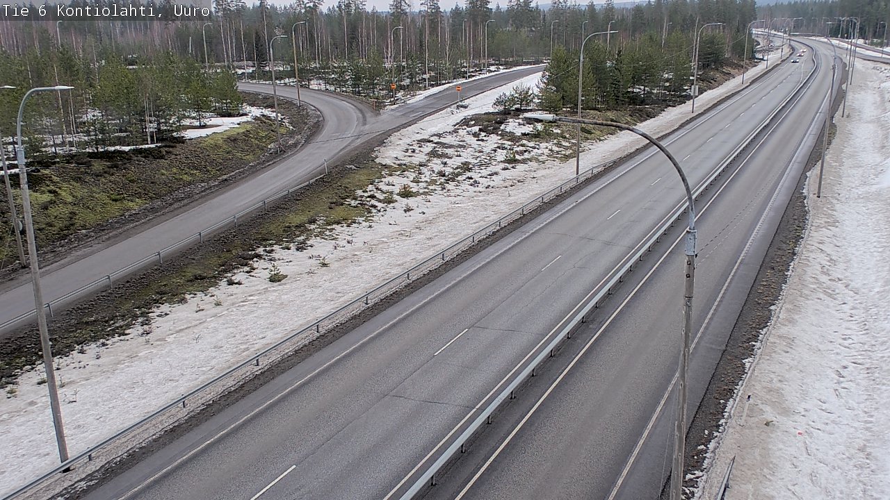 Weather Camera Image Väg 6 Kontiolax, Uuro, Kontiolahti, Pohjois-Karjala