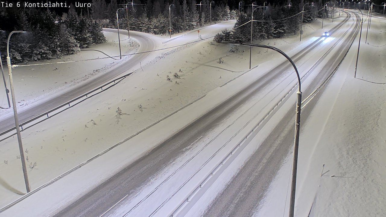 Weather Camera Image Road 6 Kontiolahti, Uuro, Kontiolahti, Pohjois-Karjala
