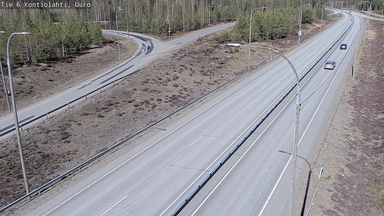 Kelikamerat Kuva Tie 6 Kontiolahti, Uuro, Kontiolahti, Pohjois-Karjala