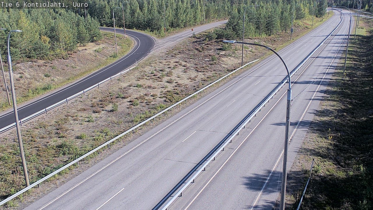 Kelikamerat Kuva Tie 6 Kontiolahti, Uuro, Kontiolahti, Pohjois-Karjala