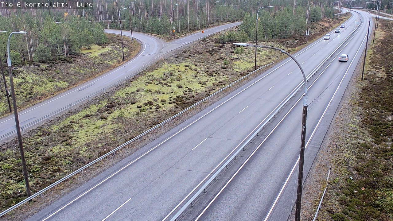 Kelikamerat Kuva Tie 6 Kontiolahti, Uuro, Kontiolahti, Pohjois-Karjala