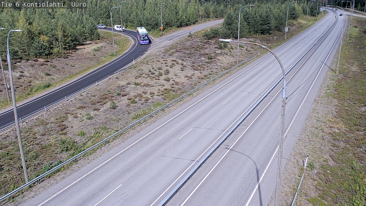 Kelikamerat Kuva Tie 6 Kontiolahti, Uuro, Kontiolahti, Pohjois-Karjala