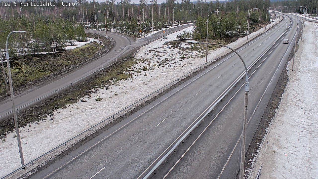Weather Camera Image Väg 6 Kontiolax, Uuro, Kontiolahti, Pohjois-Karjala