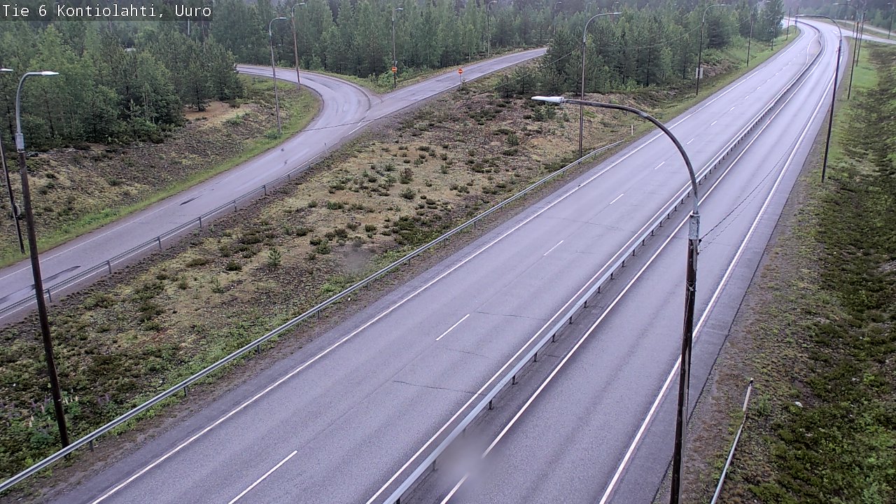Kelikamerat Kuva Tie 6 Kontiolahti, Uuro, Kontiolahti, Pohjois-Karjala