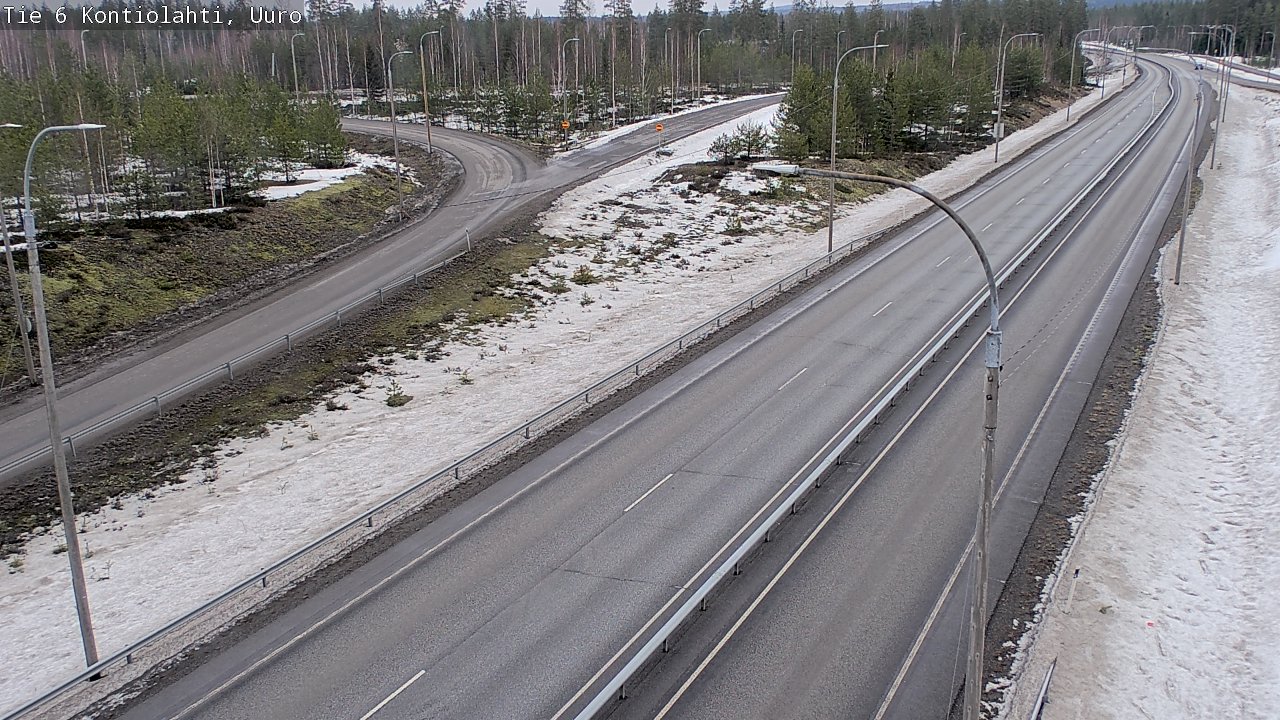 Weather Camera Image Väg 6 Kontiolax, Uuro, Kontiolahti, Pohjois-Karjala