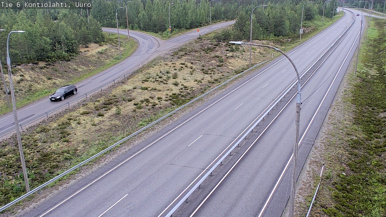 Kelikamerat Kuva Tie 6 Kontiolahti, Uuro, Kontiolahti, Pohjois-Karjala