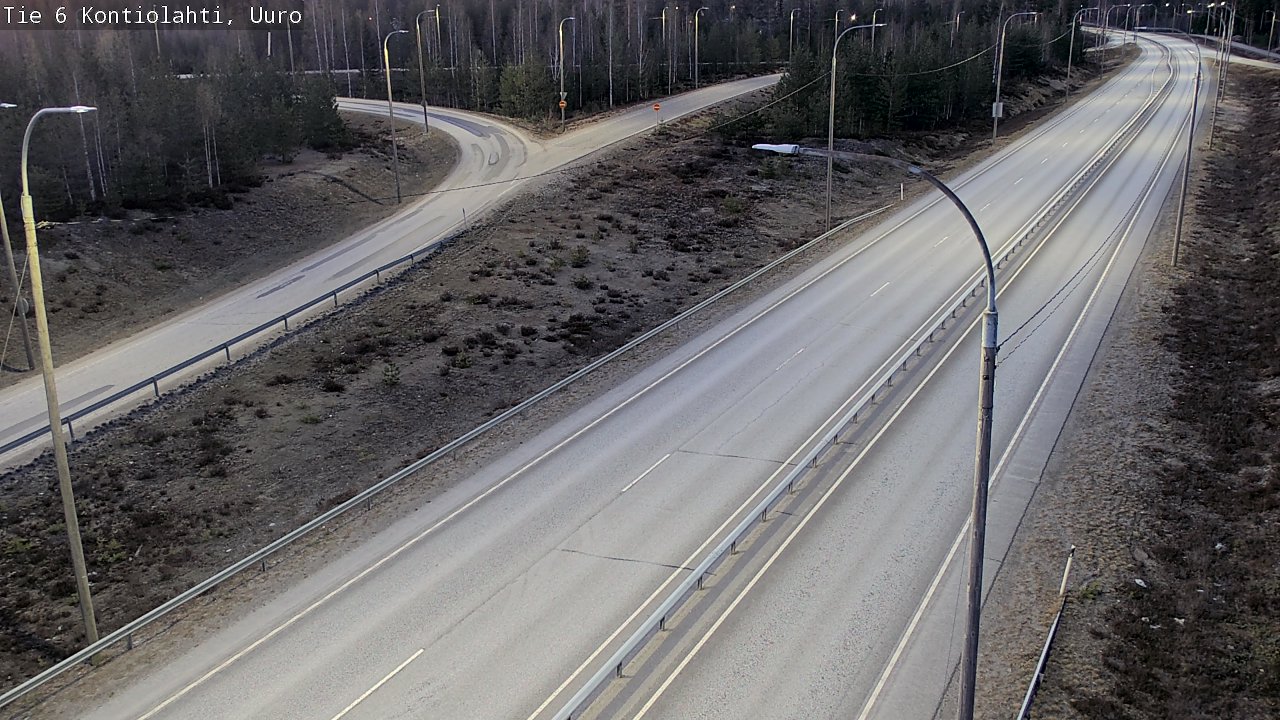 Kelikamerat Kuva Tie 6 Kontiolahti, Uuro, Kontiolahti, Pohjois-Karjala