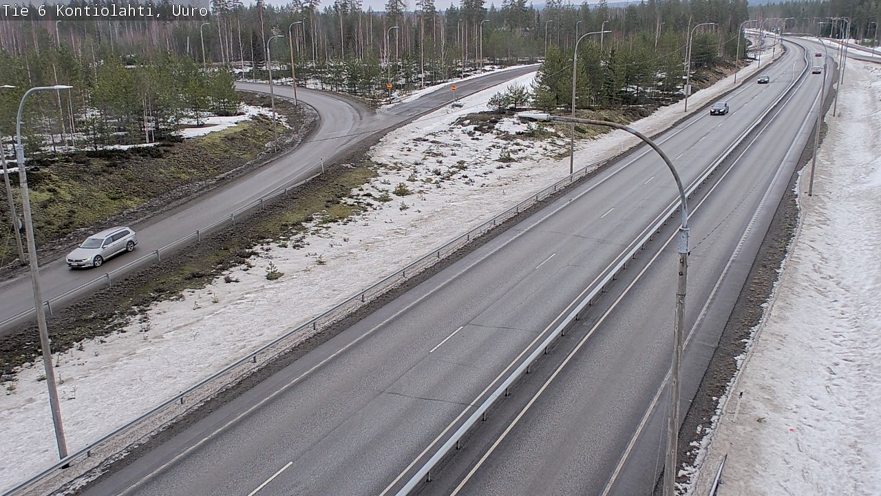 Weather Camera Image Väg 6 Kontiolax, Uuro, Kontiolahti, Pohjois-Karjala