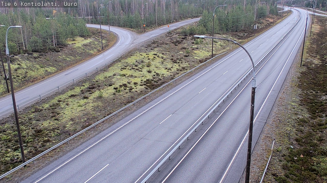 Kelikamerat Kuva Tie 6 Kontiolahti, Uuro, Kontiolahti, Pohjois-Karjala