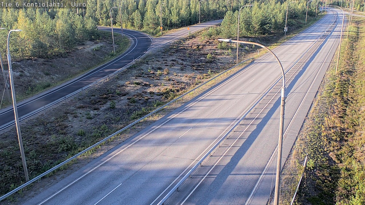 Kelikamerat Kuva Tie 6 Kontiolahti, Uuro, Kontiolahti, Pohjois-Karjala