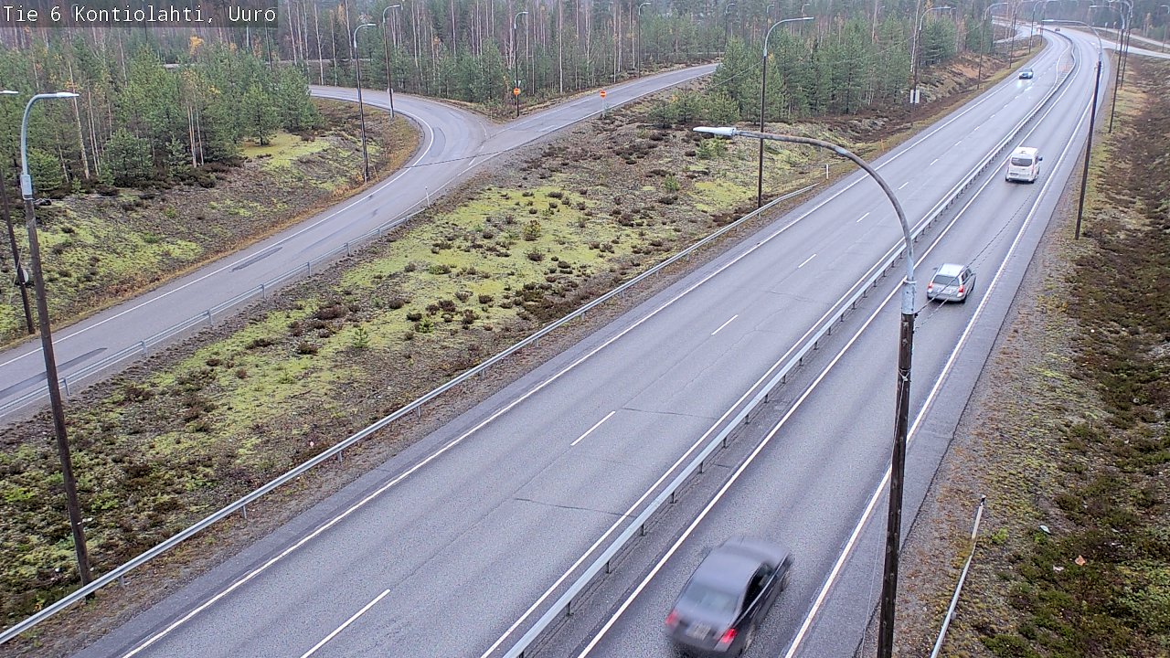 Kelikamerat Kuva Tie 6 Kontiolahti, Uuro, Kontiolahti, Pohjois-Karjala