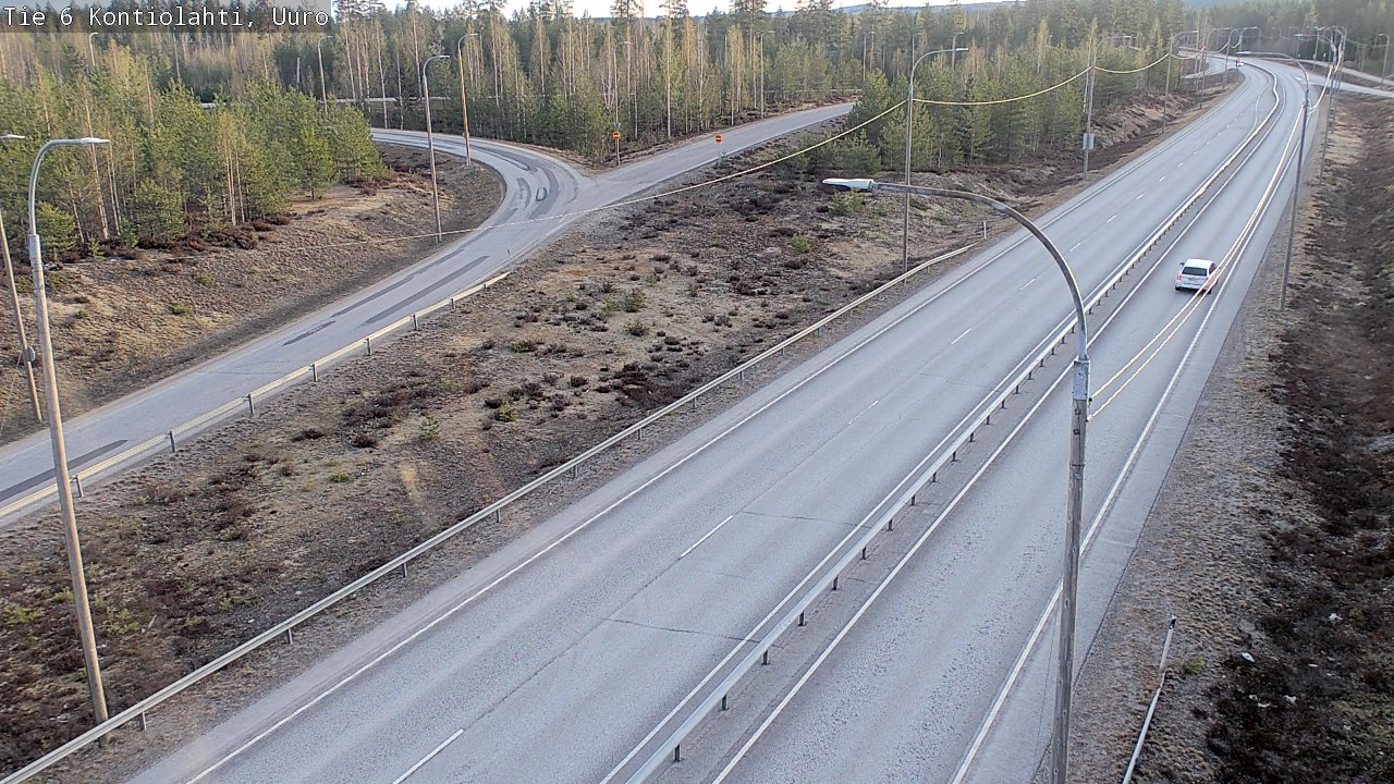 Weather Camera Image Väg 6 Kontiolax, Uuro, Kontiolahti, Pohjois-Karjala