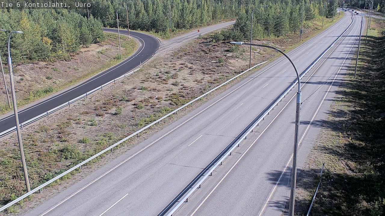 Weather Camera Image Road 6 Kontiolahti, Uuro, Kontiolahti, Pohjois-Karjala