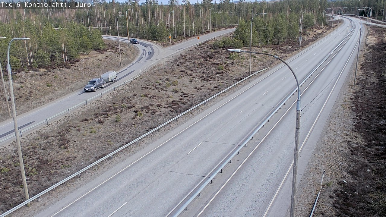 Kelikamerat Kuva Tie 6 Kontiolahti, Uuro, Kontiolahti, Pohjois-Karjala