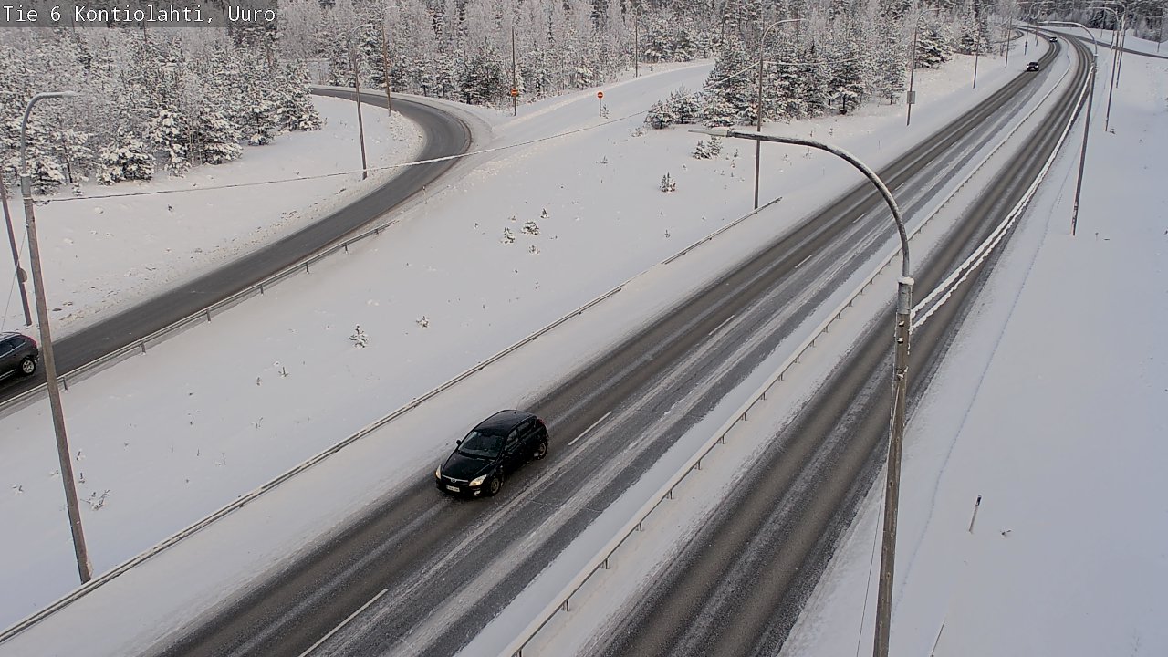 Weather Camera Image Road 6 Kontiolahti, Uuro, Kontiolahti, Pohjois-Karjala