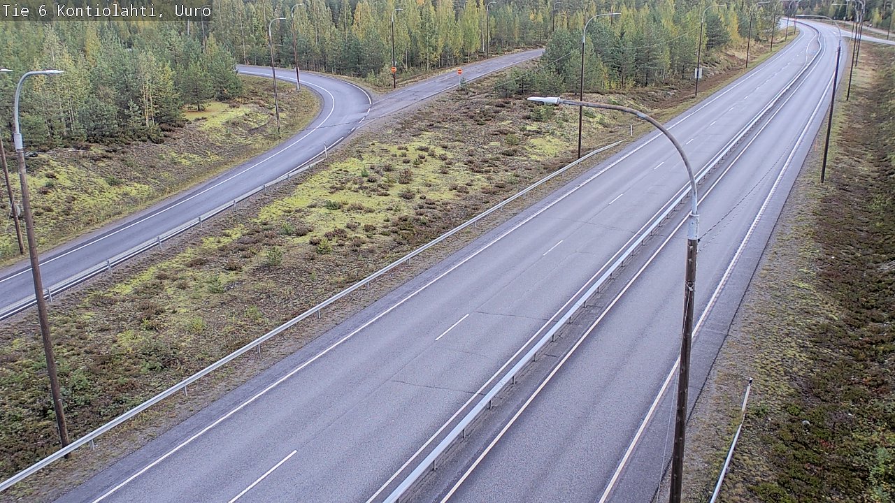 Kelikamerat Kuva Tie 6 Kontiolahti, Uuro, Kontiolahti, Pohjois-Karjala