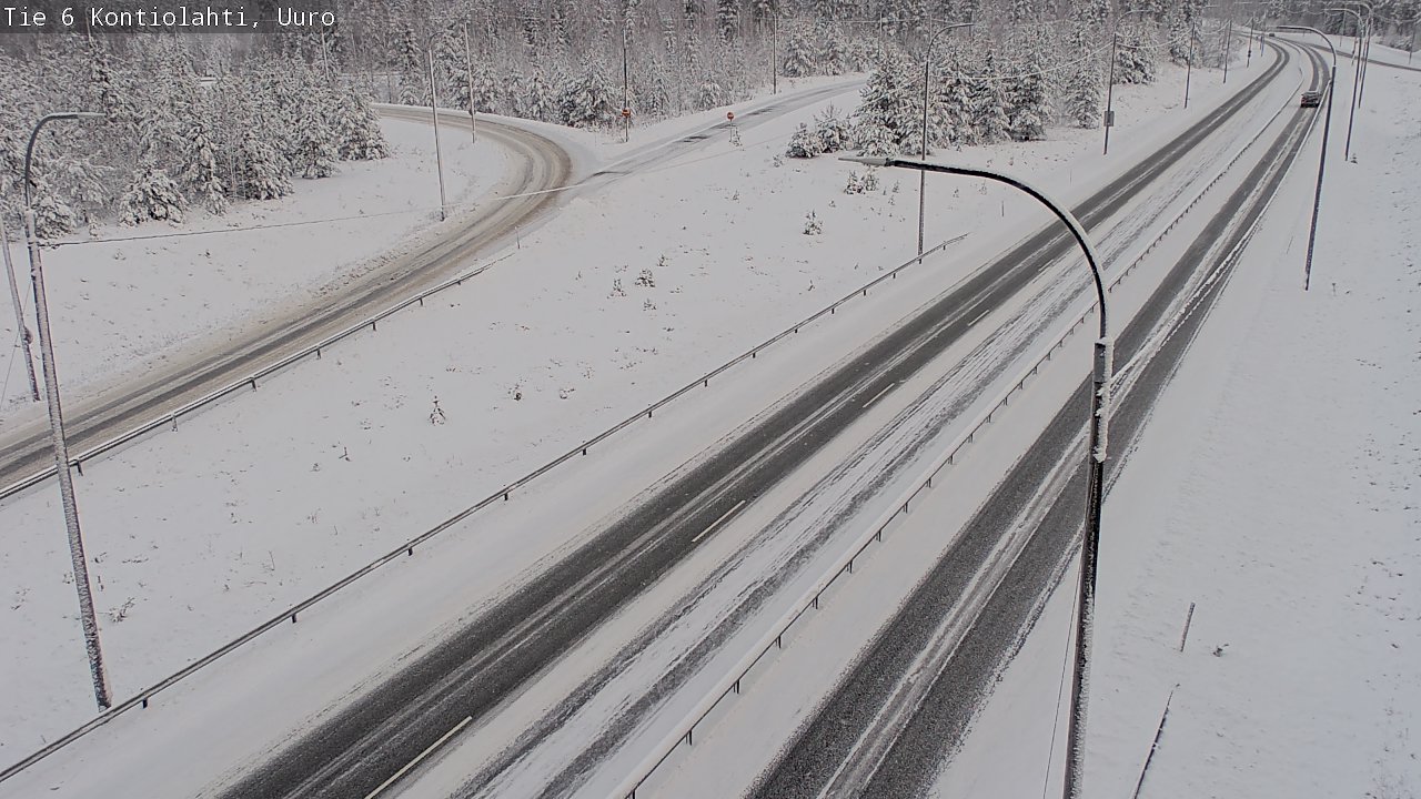 Kelikamerat Kuva Tie 6 Kontiolahti, Uuro, Kontiolahti, Pohjois-Karjala