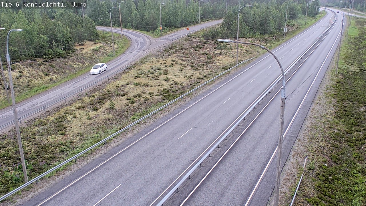 Kelikamerat Kuva Tie 6 Kontiolahti, Uuro, Kontiolahti, Pohjois-Karjala
