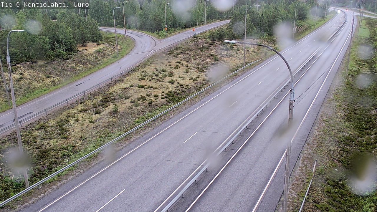 Kelikamerat Kuva Tie 6 Kontiolahti, Uuro, Kontiolahti, Pohjois-Karjala