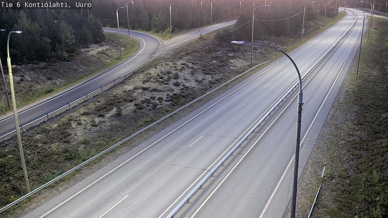 Kelikamerat Kuva Tie 6 Kontiolahti, Uuro, Kontiolahti, Pohjois-Karjala