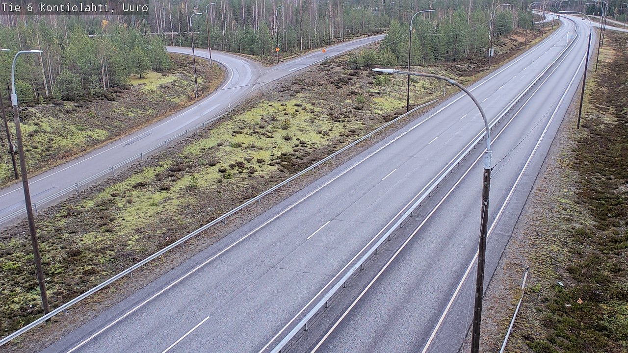 Kelikamerat Kuva Tie 6 Kontiolahti, Uuro, Kontiolahti, Pohjois-Karjala