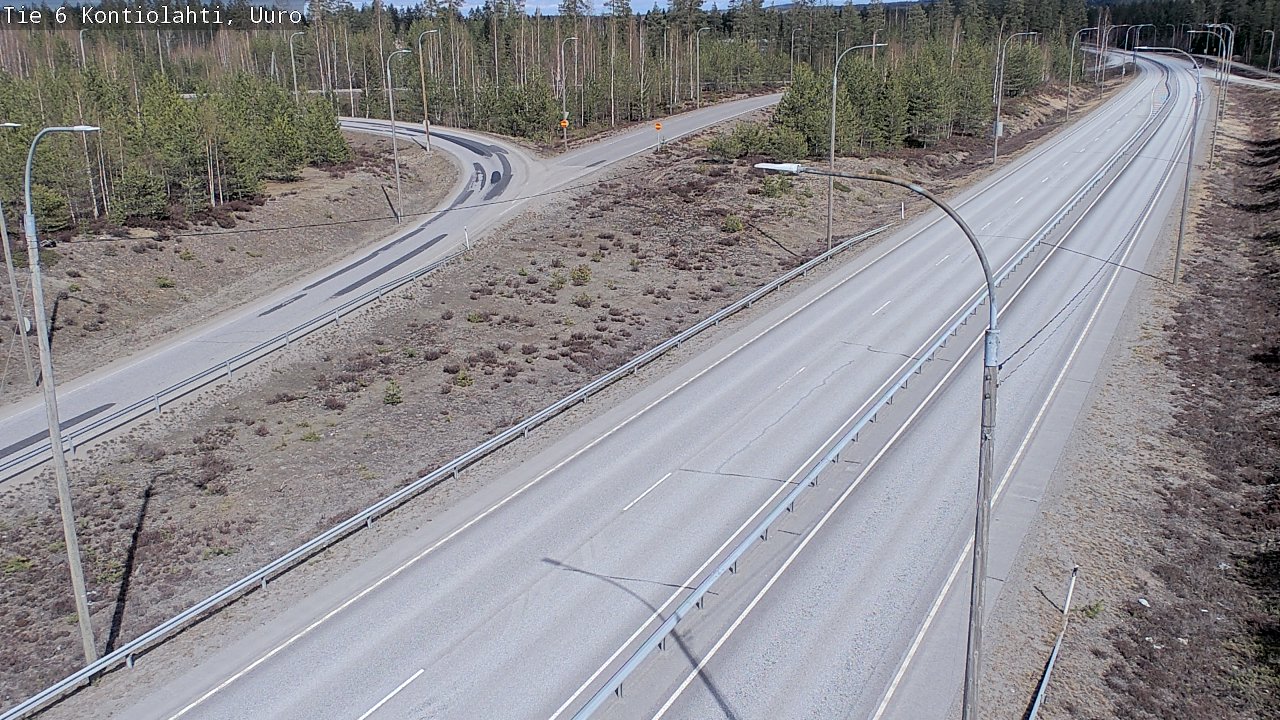 Kelikamerat Kuva Tie 6 Kontiolahti, Uuro, Kontiolahti, Pohjois-Karjala