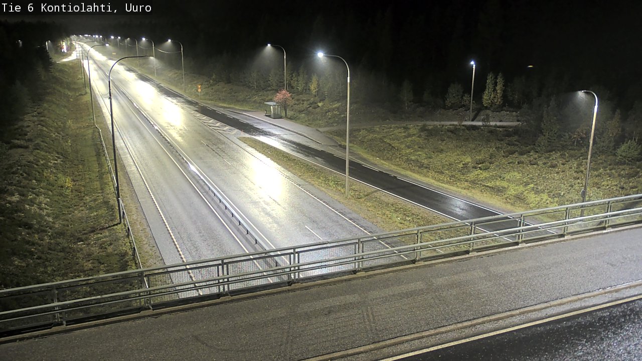 Weather Camera Image Väg 6 Kontiolax, Uuro, Kontiolahti, Pohjois-Karjala