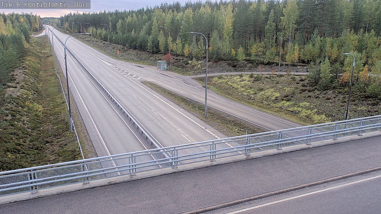 Weather Camera Image Väg 6 Kontiolax, Uuro, Kontiolahti, Pohjois-Karjala