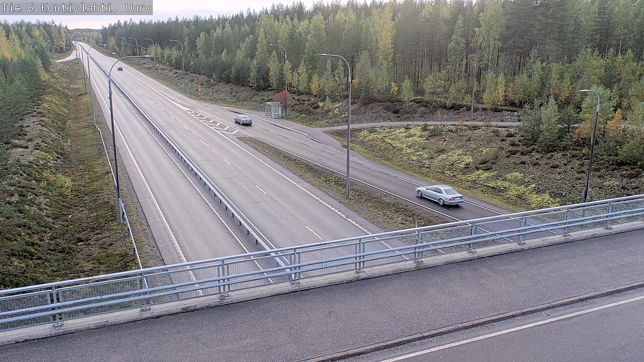 Weather Camera Image Väg 6 Kontiolax, Uuro, Kontiolahti, Pohjois-Karjala