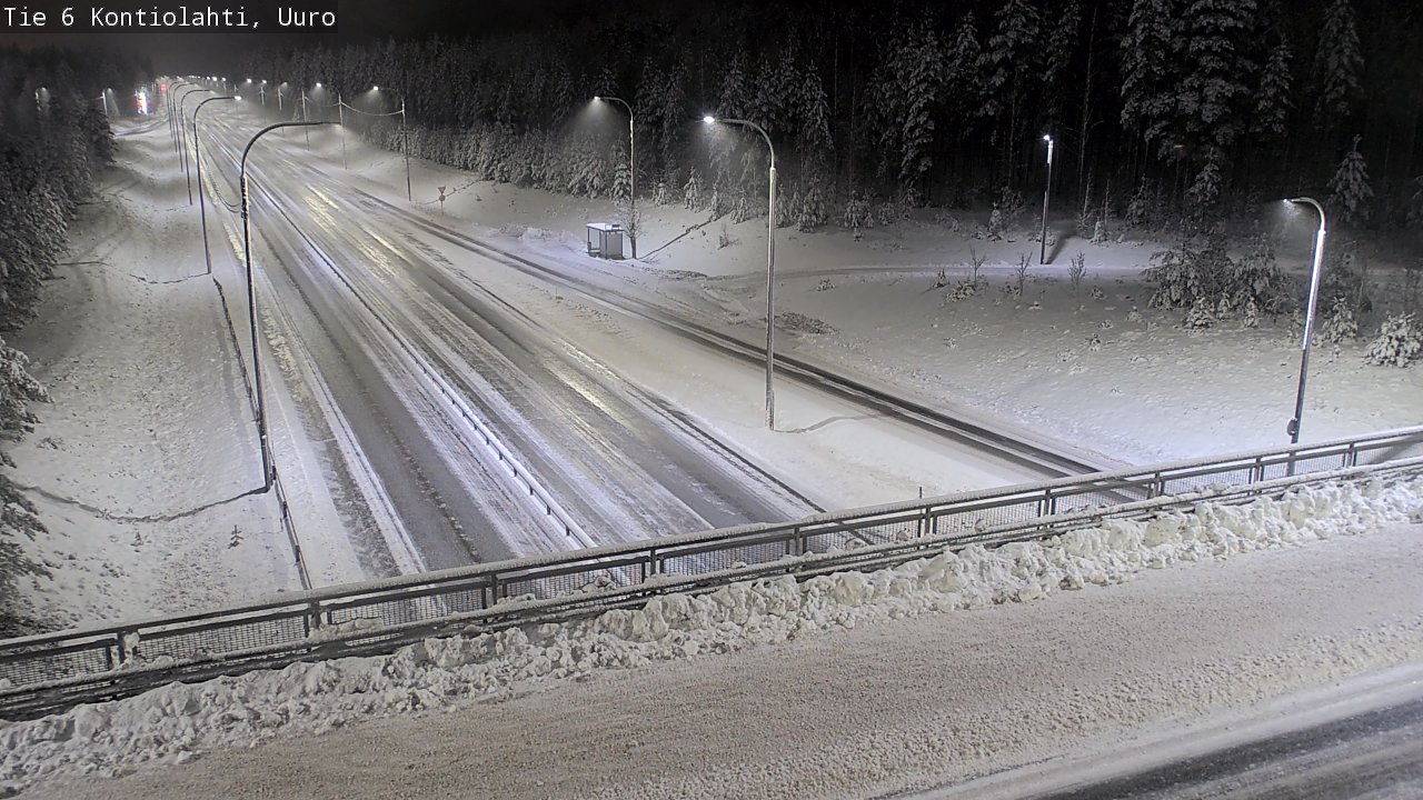Weather Camera Image Väg 6 Kontiolax, Uuro, Kontiolahti, Pohjois-Karjala
