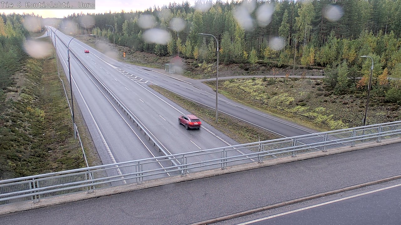 Weather Camera Image Väg 6 Kontiolax, Uuro, Kontiolahti, Pohjois-Karjala
