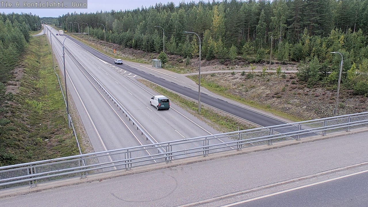 Weather Camera Image Väg 6 Kontiolax, Uuro, Kontiolahti, Pohjois-Karjala