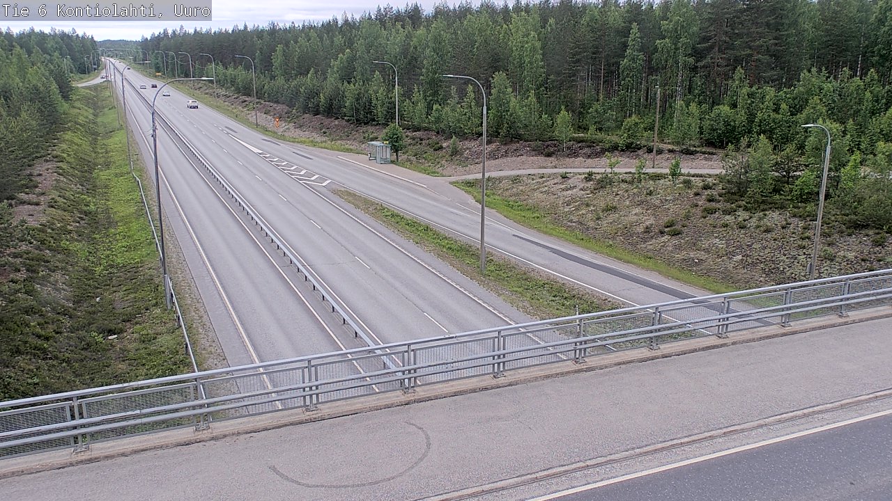 Kelikamerat Kuva Tie 6 Kontiolahti, Uuro, Kontiolahti, Pohjois-Karjala
