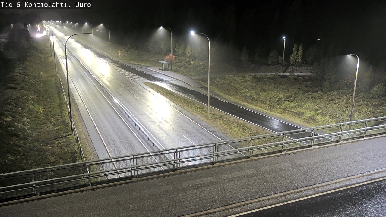 Weather Camera Image Väg 6 Kontiolax, Uuro, Kontiolahti, Pohjois-Karjala