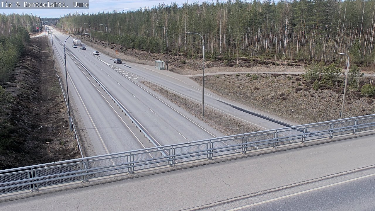 Kelikamerat Kuva Tie 6 Kontiolahti, Uuro, Kontiolahti, Pohjois-Karjala