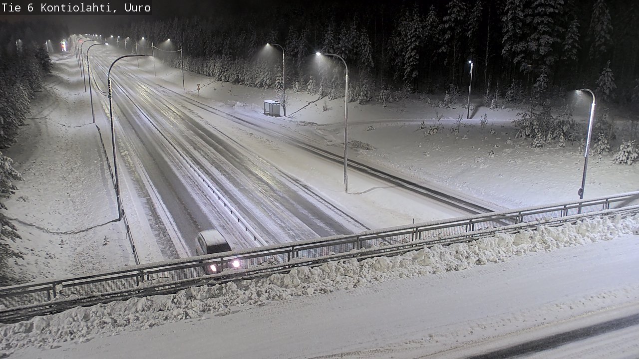Weather Camera Image Väg 6 Kontiolax, Uuro, Kontiolahti, Pohjois-Karjala