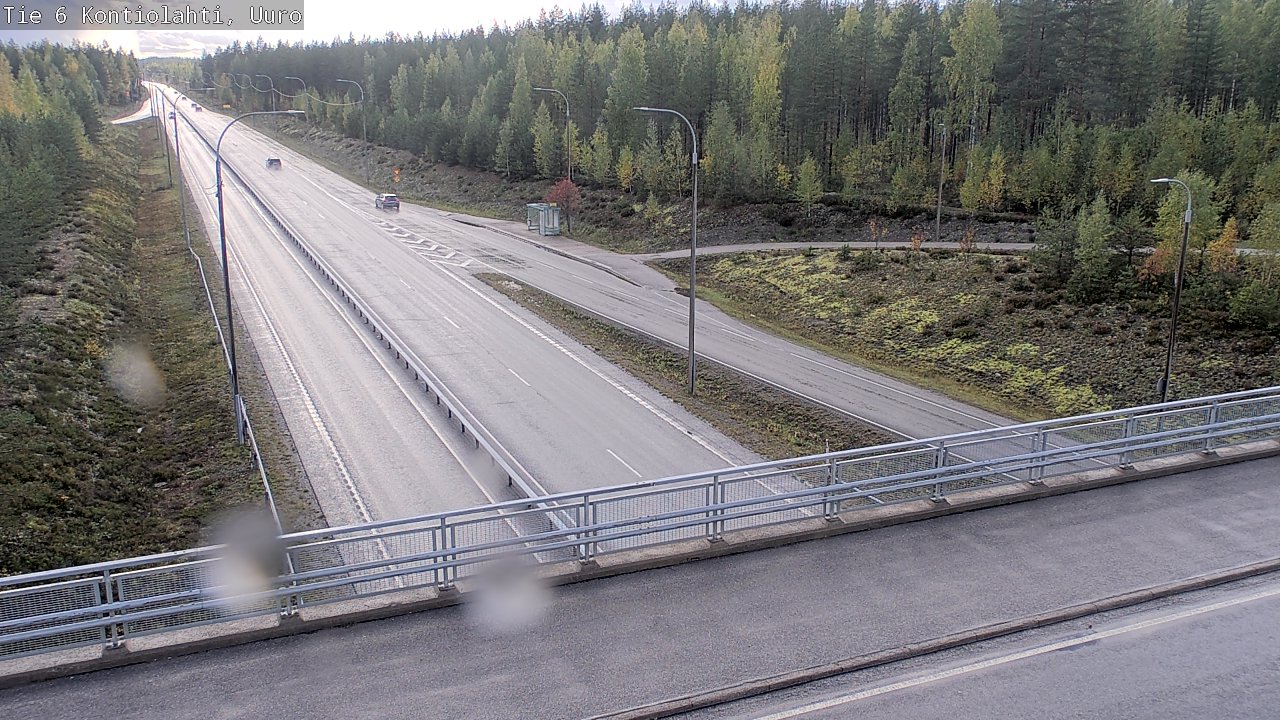 Weather Camera Image Väg 6 Kontiolax, Uuro, Kontiolahti, Pohjois-Karjala