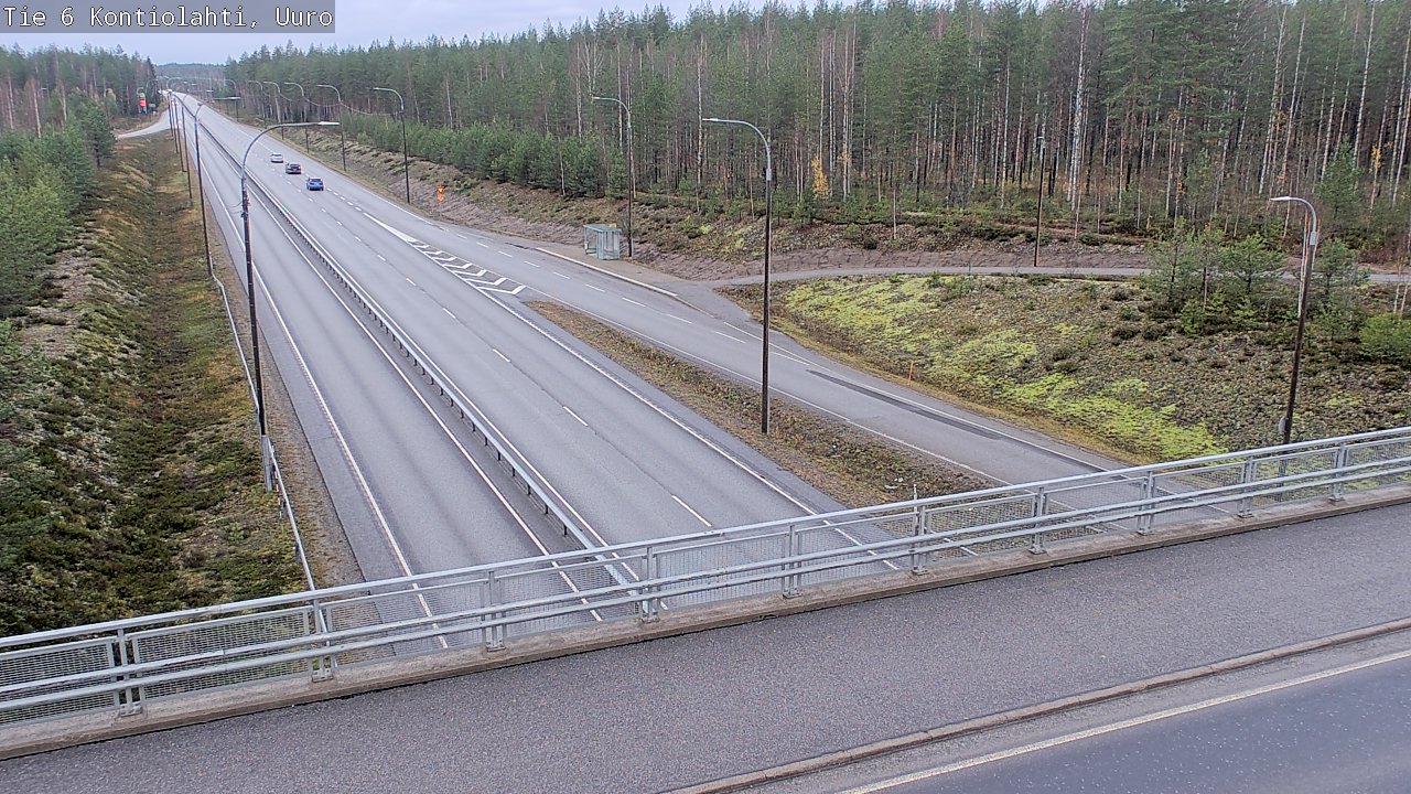 Kelikamerat Kuva Tie 6 Kontiolahti, Uuro, Kontiolahti, Pohjois-Karjala