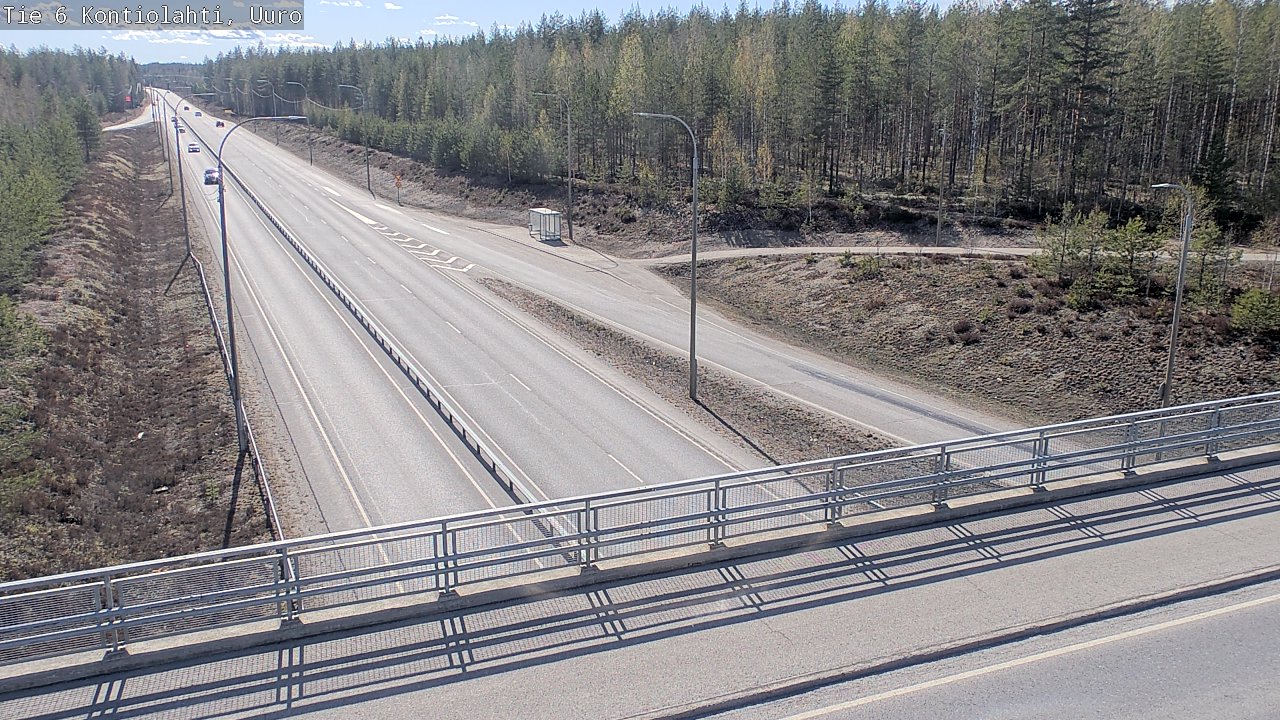 Kelikamerat Kuva Tie 6 Kontiolahti, Uuro, Kontiolahti, Pohjois-Karjala