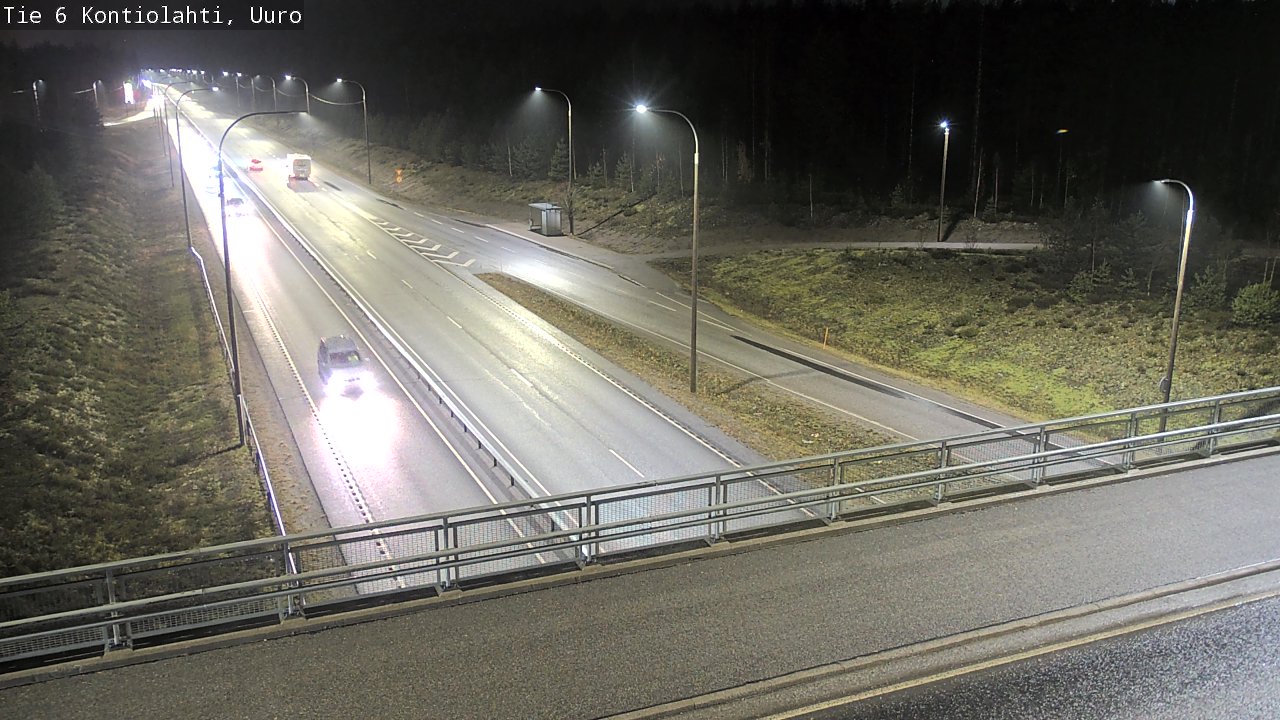 Kelikamerat Kuva Tie 6 Kontiolahti, Uuro, Kontiolahti, Pohjois-Karjala