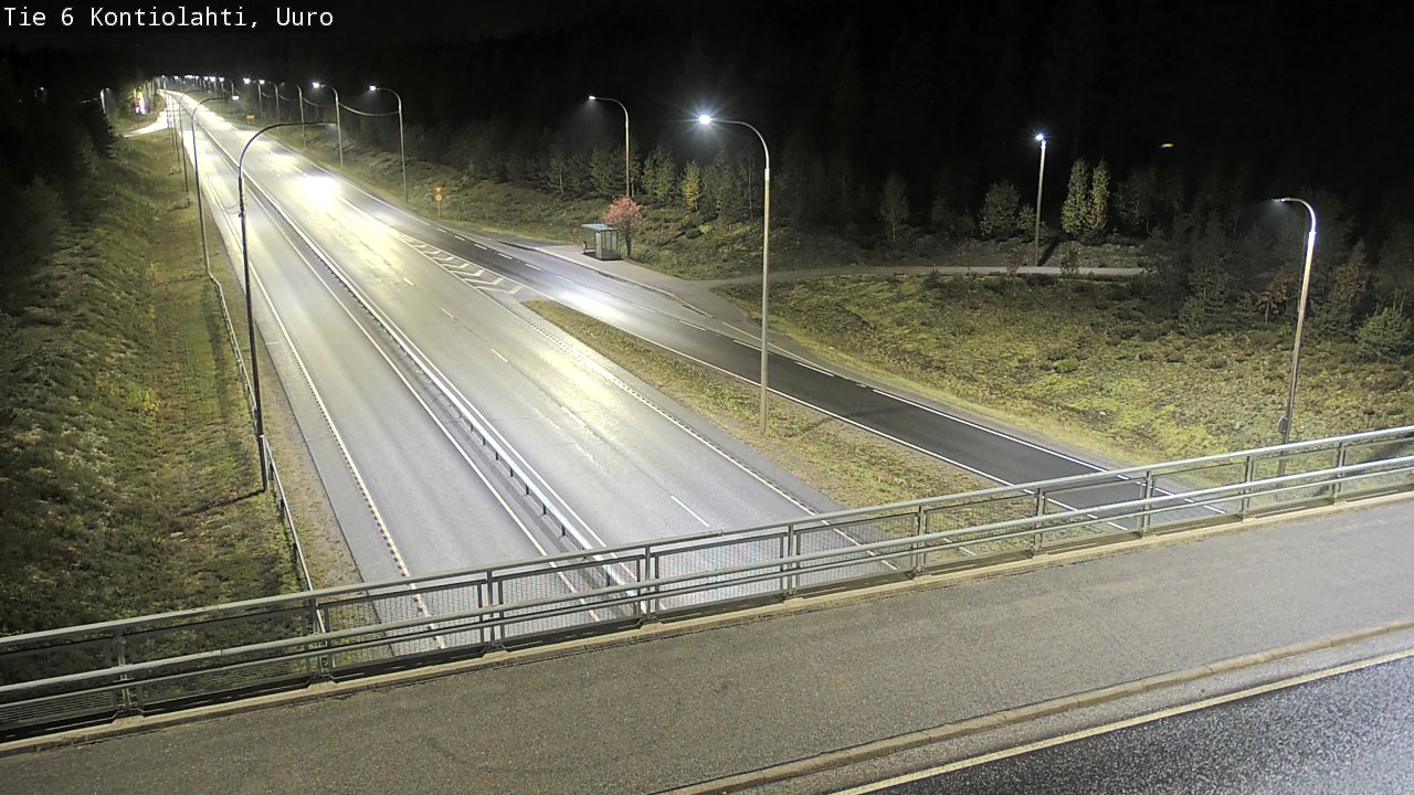 Weather Camera Image Väg 6 Kontiolax, Uuro, Kontiolahti, Pohjois-Karjala