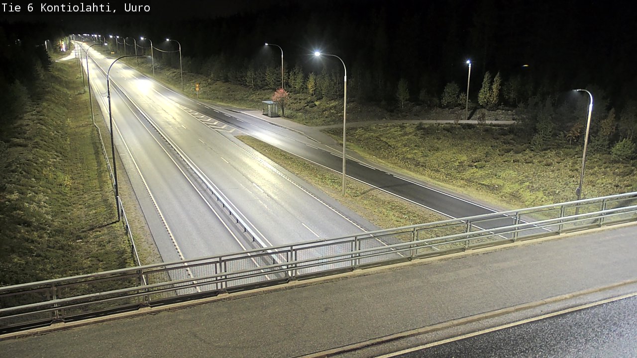 Weather Camera Image Väg 6 Kontiolax, Uuro, Kontiolahti, Pohjois-Karjala