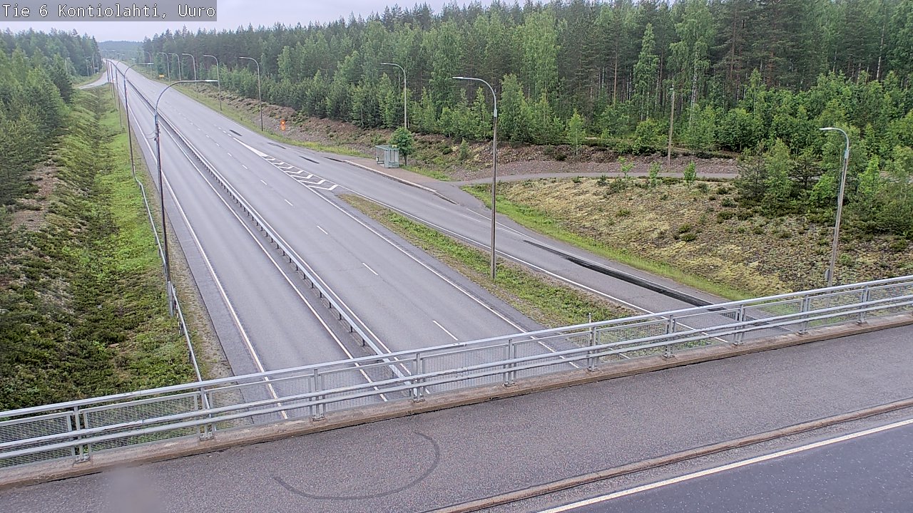 Kelikamerat Kuva Tie 6 Kontiolahti, Uuro, Kontiolahti, Pohjois-Karjala