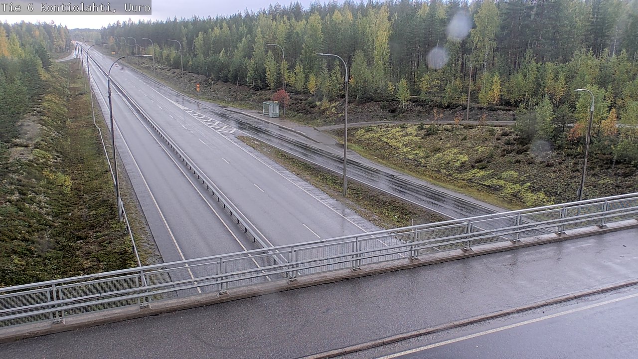 Weather Camera Image Väg 6 Kontiolax, Uuro, Kontiolahti, Pohjois-Karjala