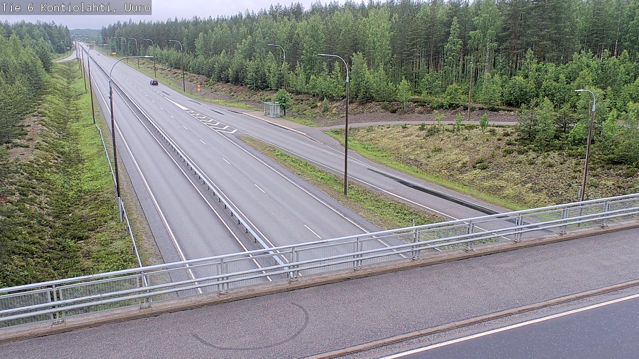 Kelikamerat Kuva Tie 6 Kontiolahti, Uuro, Kontiolahti, Pohjois-Karjala